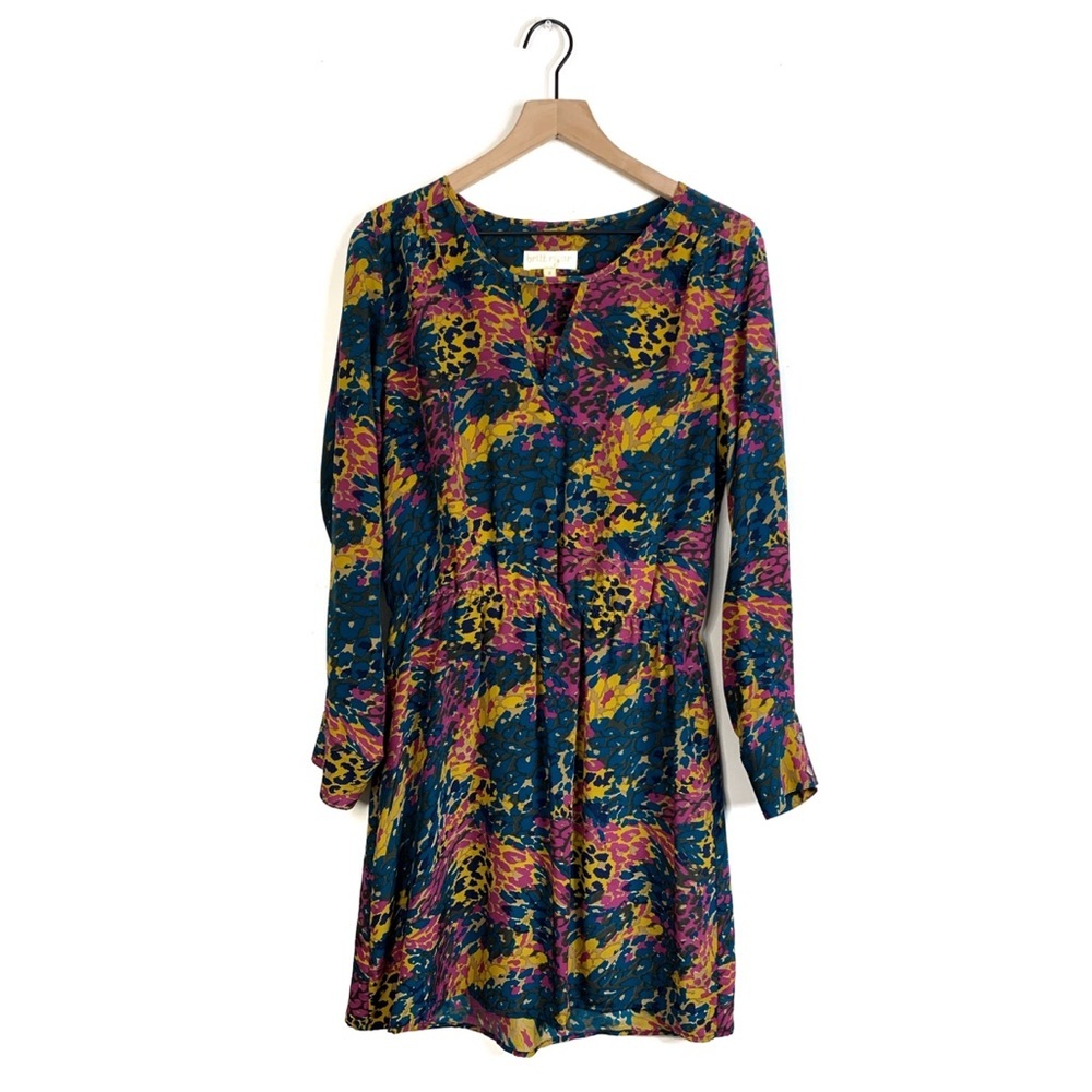 Britt Ryan 100% Silk Leopard Print Dress